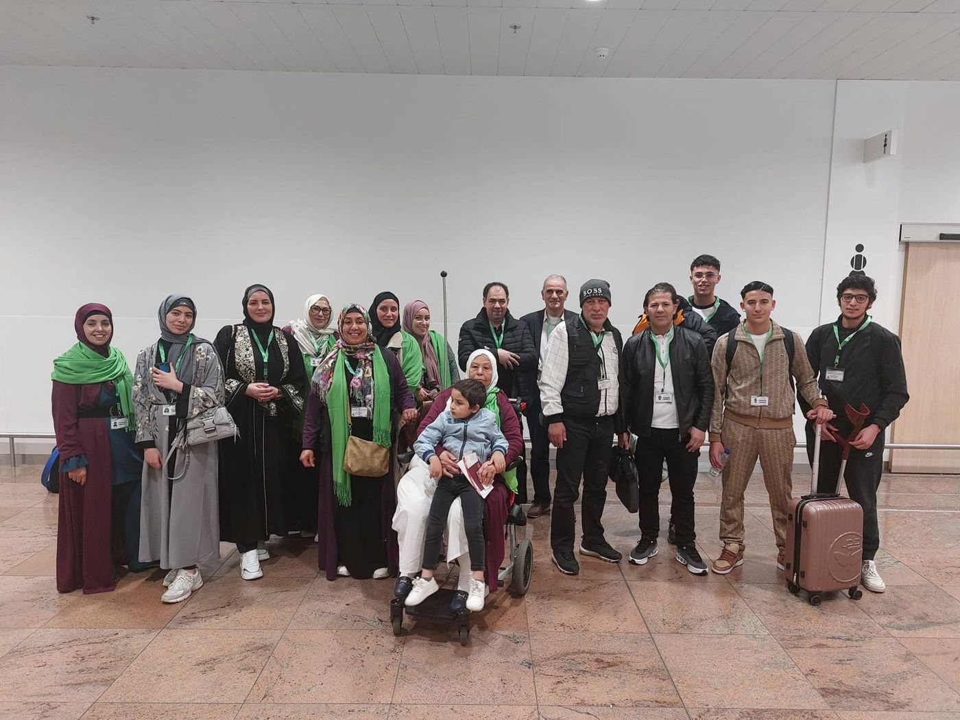 Arabie saoudite – Départ du groupe Omra, aéroport de Bruxelles